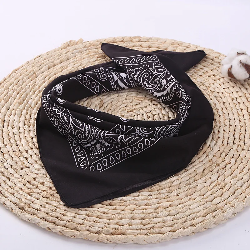 Mode Hiphop Cashew Bloemen Bandana Mannen Vrouwen Outdoor Hoofdbanden Haarband Pols Wraps Amoebe Sjaals Handdoek Kerstcadeau