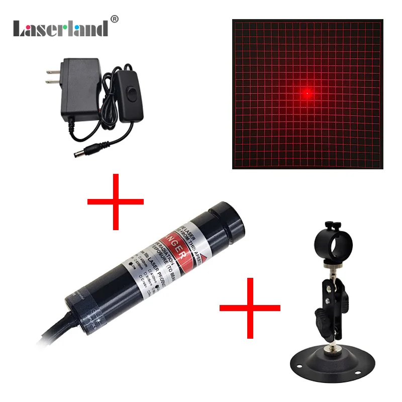 20x20 Grid 650nm Red Grating Laser Module 3D Structural Light Source Scanner Scanning 4
