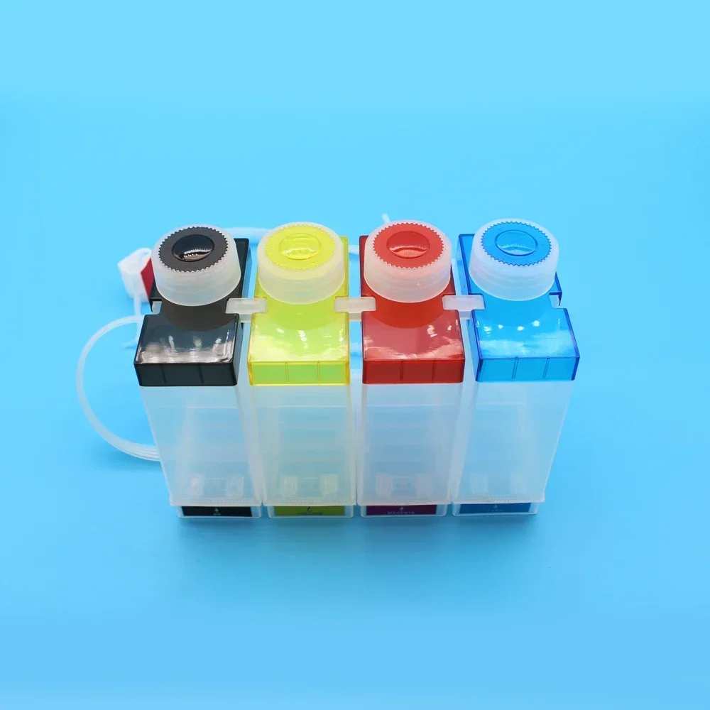 250ML 프린터 잉크 시스템 CISS 연속 DIY CISS 잉크 탱크 키트 Epson HP Canon Brother 프린터 4 색 잉크 공급 시스템