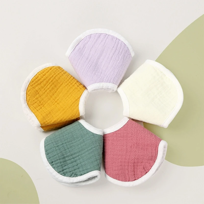 

Adjustable Snaps Bib Burp Cloths for Babies Layer Burp Cloth Button Bib for Kid