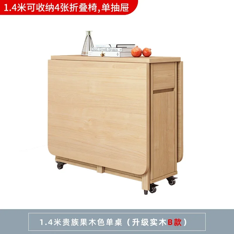 

Набор многофункциональных передвижных обеденных столов и стульев для дома в маленькой квартире, обеденный стол на 6 персон, оптовая продажа