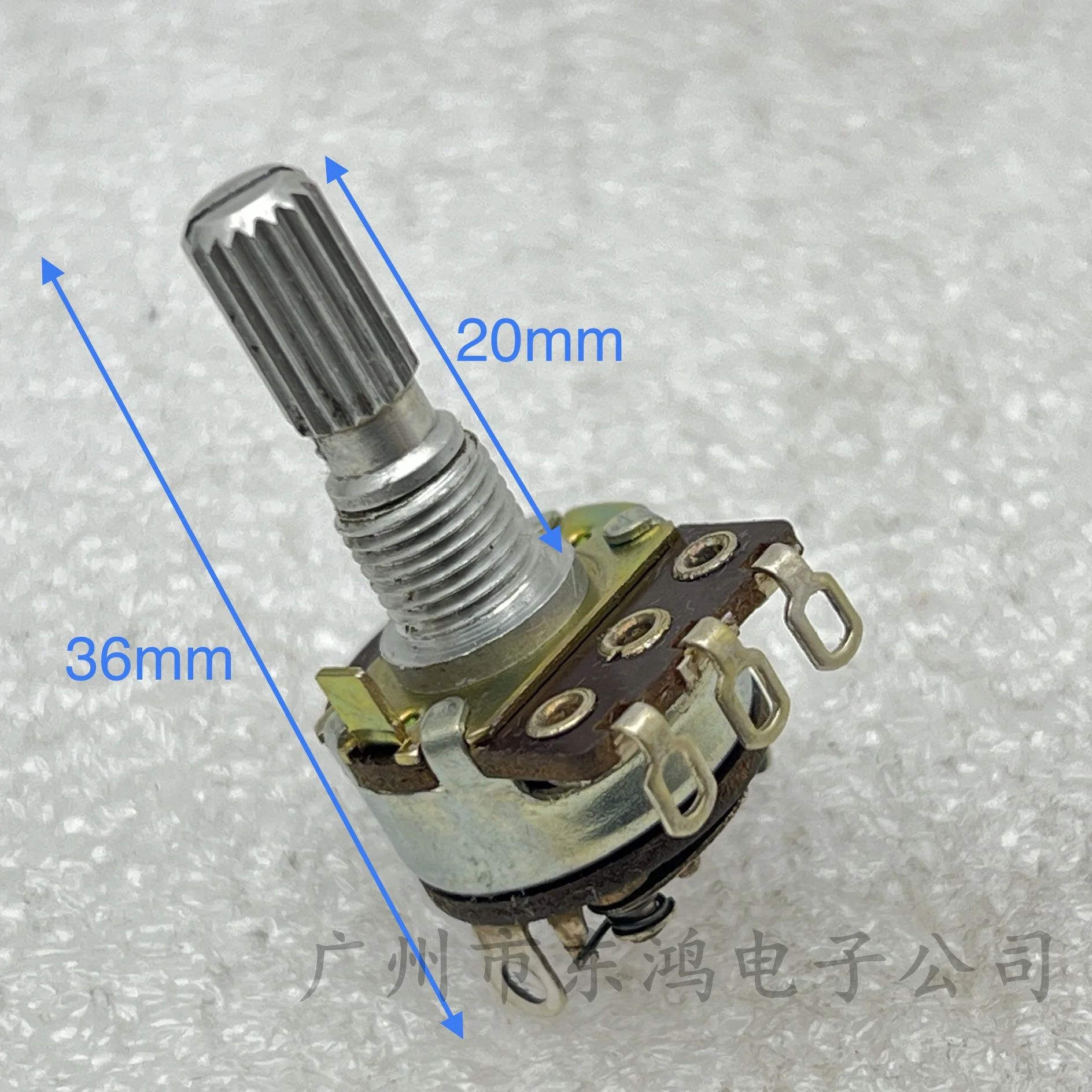 1 PCS Japan Noble Type 16 Single Belt Switch 3 Foot Shaft Length 20mm 50K