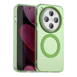 Ultra-Thin Drop-Proof Shock-Resistant Anti-Fingerprint Magnetic Matte Phone Case for OPPO Find X8 Pro (Green)