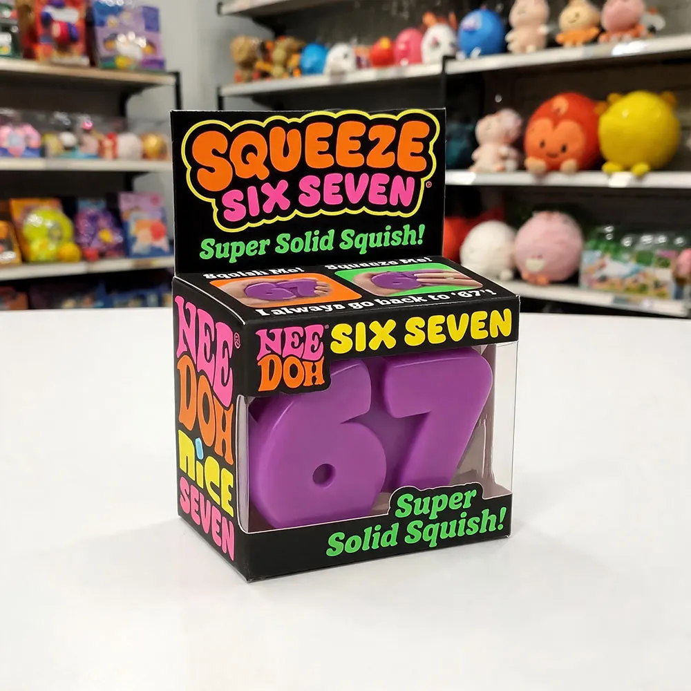 Nee Doh Squeeze Toy - Soft Stress Relief Sensory Toy for Office Relaxation and Party Favors