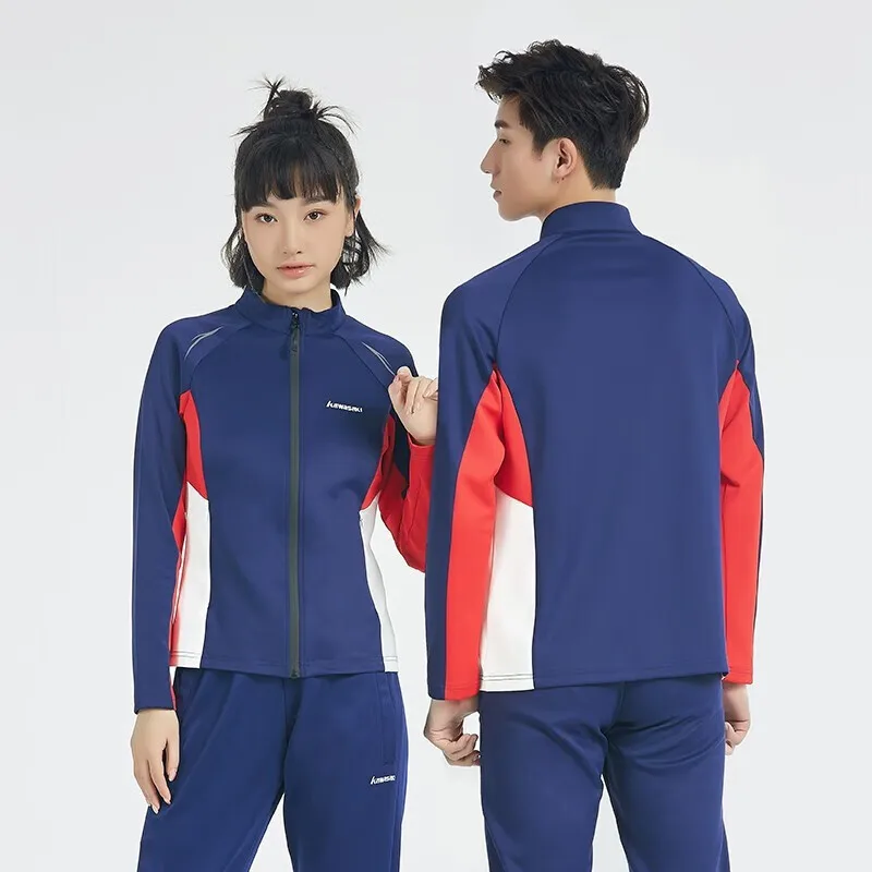 Genuine Kawasaki Badminton Knit Coat for Men and Women Breathable Badminton Sport Jacket