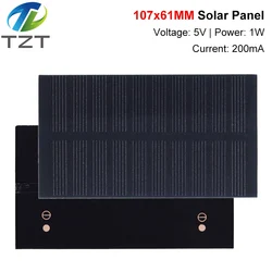 Compact Solar Panel 1W 5V for DIY Projects and Small Electronics (3PCS)