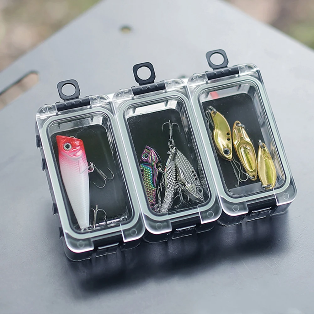 Expandable Fishing Tackle Box Fishing Hook Storage Container with Magnetic Function Fishing Hardware Toolbox for Outdoor Fishing