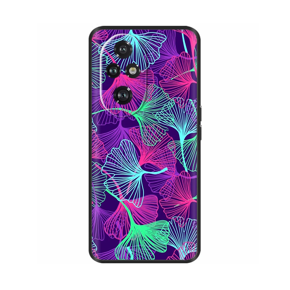 Luxurious Soft Silicone Shockproof Bumper Case with Artistic Design