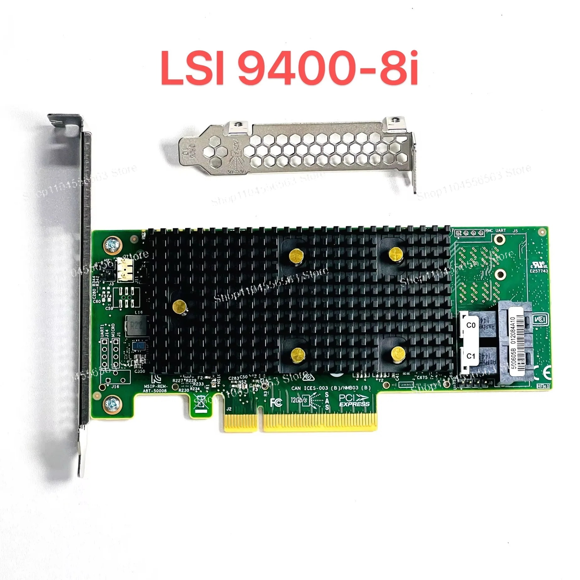 LSI 9400-16i 9400-8i HBA 12 Gbps PCIe 16 Port IT Mode JBOD +4*SFF