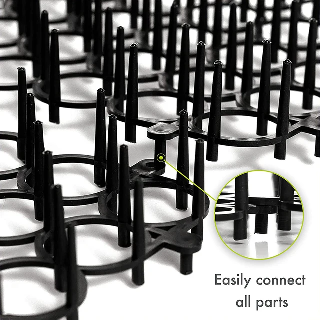 Macska Scat Szőnyeg Tüskékkel Szúrócsíkok Hordozható Kerti Caták Antikaták Hálózat Ásás Dugó Taszító Tüske Elrettentő Kültér - Image 6