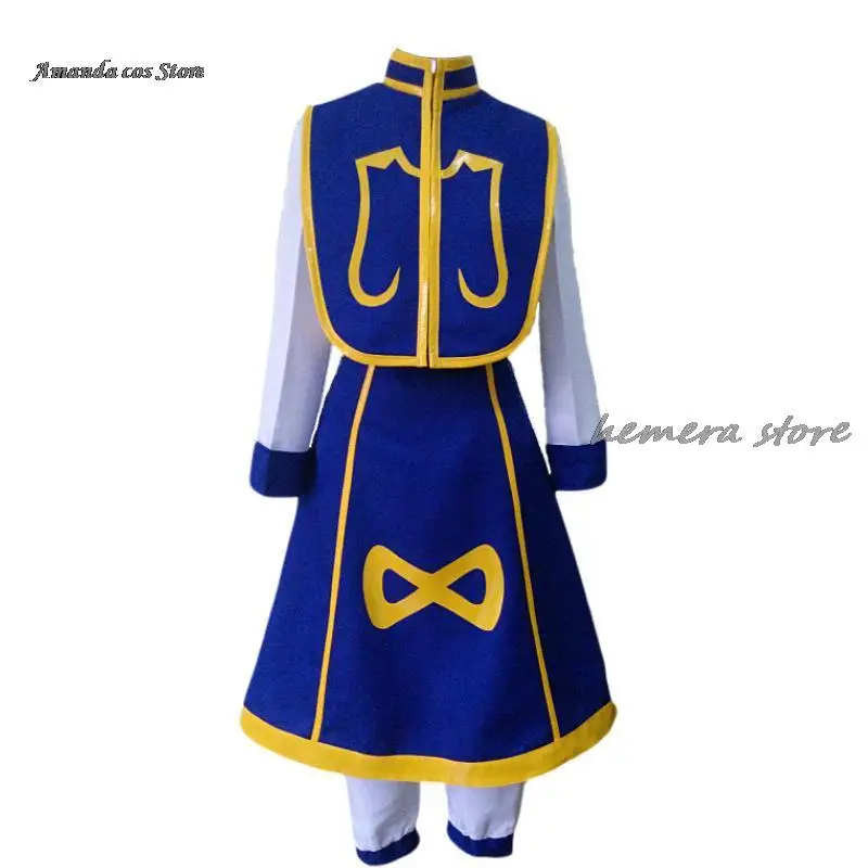 

Anime Cartoon HUNTER×HUNTER Kurapika Hisoka Cosplay Costume Aldult Unisex Top Vest Pants Skirt Wig Halloween Suit