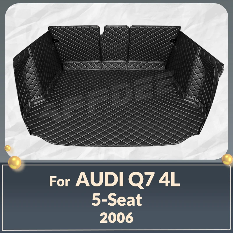 

Автомобильный коврик для багажника с полным покрытием для Audi Q7 5-Seat 4l 2006, противогрязный чехол для багажника автомобиля, коврик, подкладка для груза, защитные аксессуары для интерьера