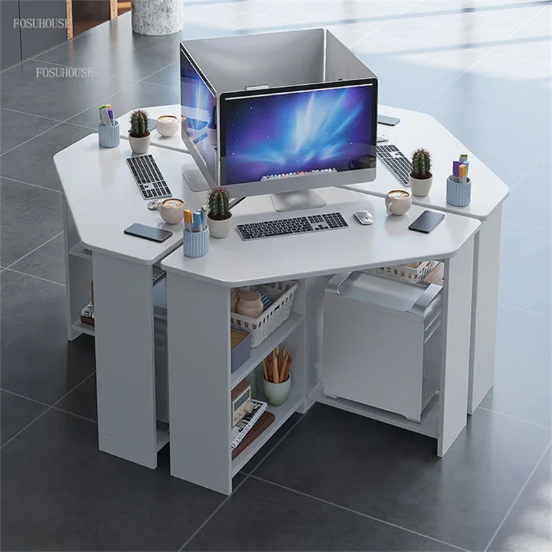 Home Desktop Computer Desks Small Apartment Desk Triangle Study Desk Corner Computer Home Living Room Bedroom Writing Desks