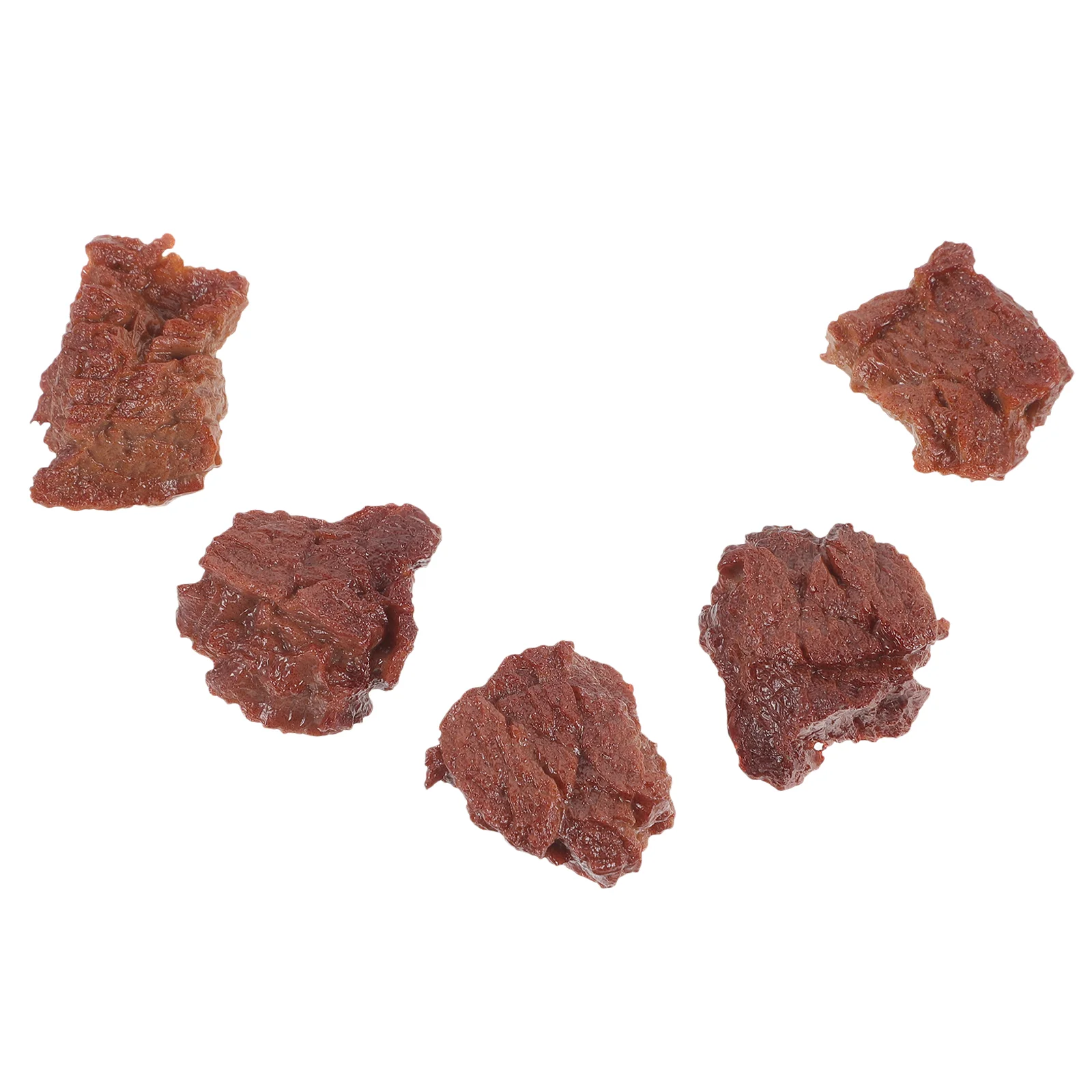 

Модель из искусственного стейка 5 шт., кухонные украшения, витрина для мяса и еды, говядина, ПВХ, готовая декоративная