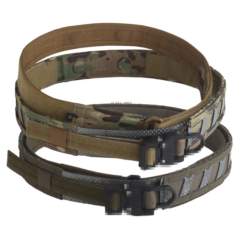 Airsoft Battle Belt Agilit Style Outdoor CS Training Tactical Belts MOLLE System Magnetic 2 in 1 Waist Belt Hunting Gear