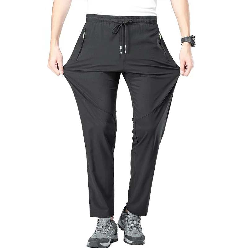 Unisex Drawstring Quick Dry Hiking Pants for Outdoor Wear