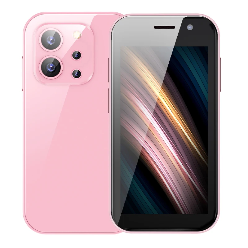 ミニスマホ　ピンク　SOYES XS15 SOYES XS15 Pro 3.0 Inch 4G Mini Smartphone Android 9 Dual