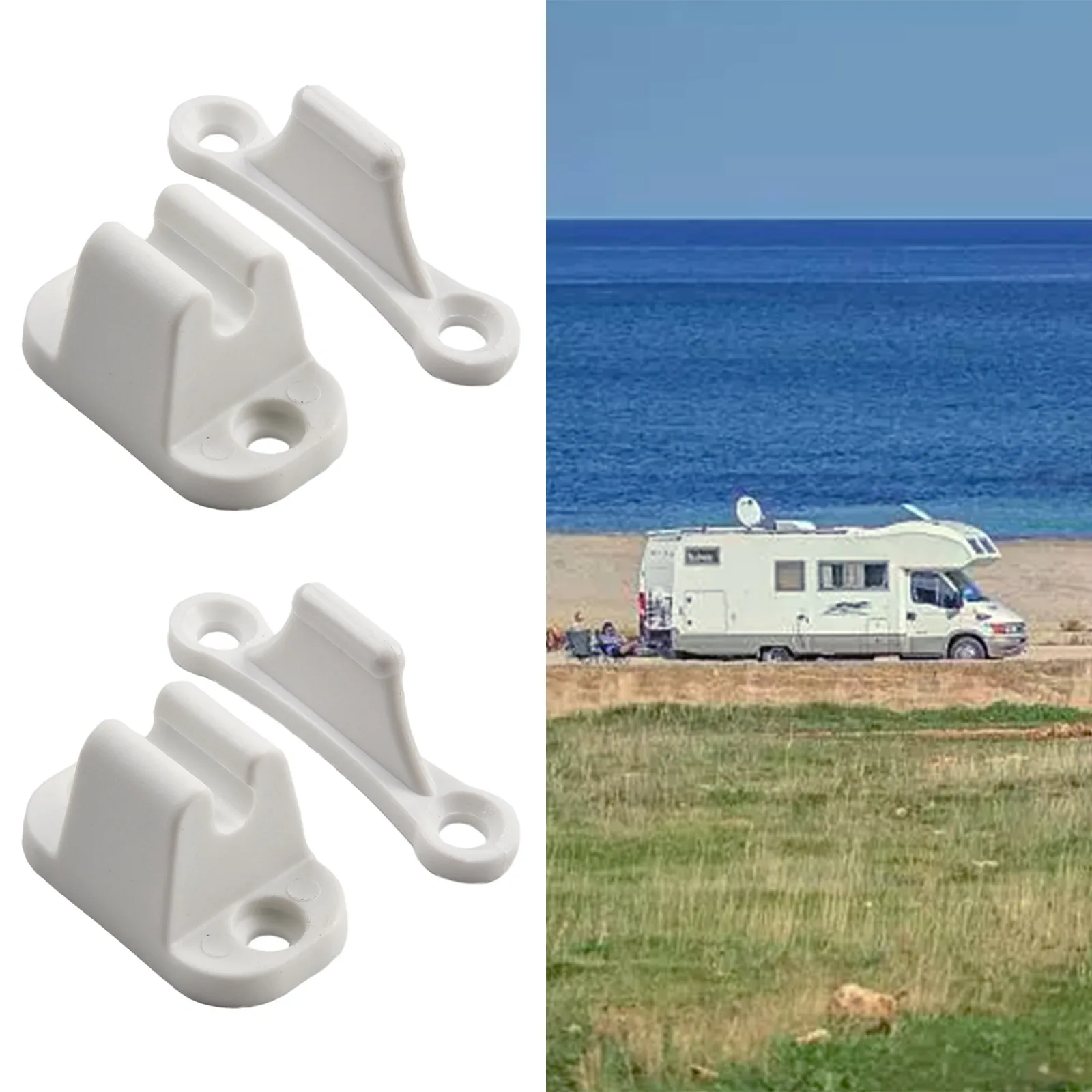 Door Retainer Kit T Shape Door Stop Retaining Catch Latch For Rv Caravan Camper Motorhome Boat Door Retainer Holder Door Stopper 2x camper door retainer catch caravan motorhomes boat rv stopper clip clip latch rv motorhome replacement part