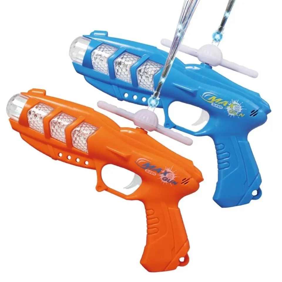 New Children's Toys Electric Music Projection Fiber Gun Rainbow Projection Sound Light Gun Pistol Luminous for Kid Boys Birthday 6