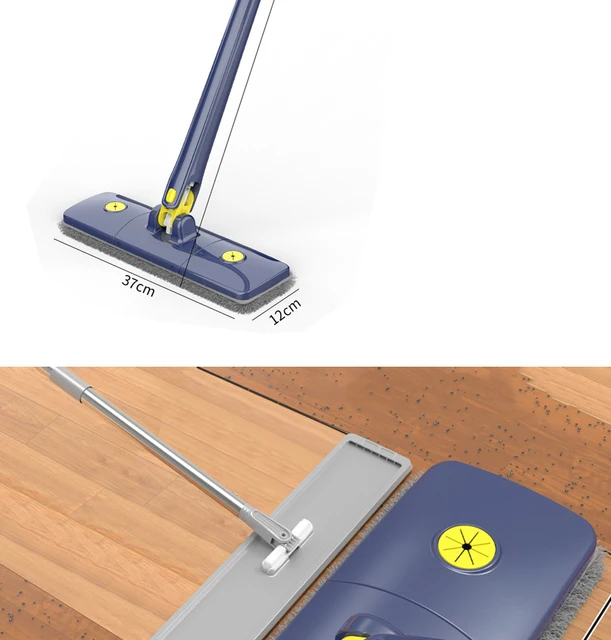 Leifheit Mop With Drainer Cube Clean Twist Xl, With Wheel Base, Flat Mop  With Centrifuge Mechanism, 42 Cm - Mops - AliExpress