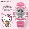 ZGO Sanrio Hello Kitty Kids' Watch Girls Girl Child Primary School Student Waterproof Luminous Cute Electronic Watches Gift 3052