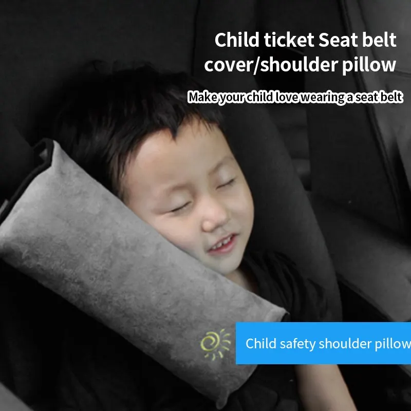 Car Pillow Car Seat Belt Pillow Baby Car Seat Pillow Plush Toy Pillow Car Childrens Shoulder Protective Cover Car Cartoon Plush Safety Belt Cover Pillow Baby Cute Pillow