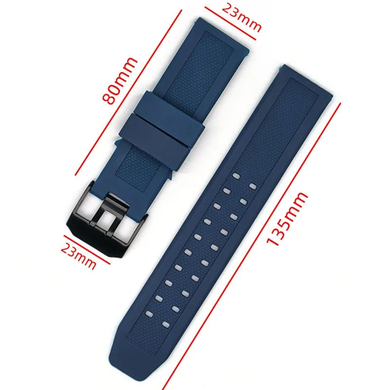 23mm Waterproof Silicone Watch Strap – Sport Dive Band