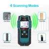 HANMATEK SF1 Stud Finder Wood Studs Metal Detecion Detection of live cable Metal Depth Measurement Finder Wall Detector Scanner 3