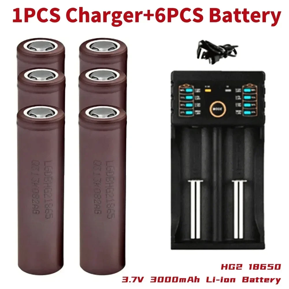 6 battery 1 charger