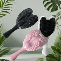 Mini brosse démêlante Angel, peignes antistatiques, brosse à cheveux à coussin d'air, outils de coiffure professionnels pour salon 1