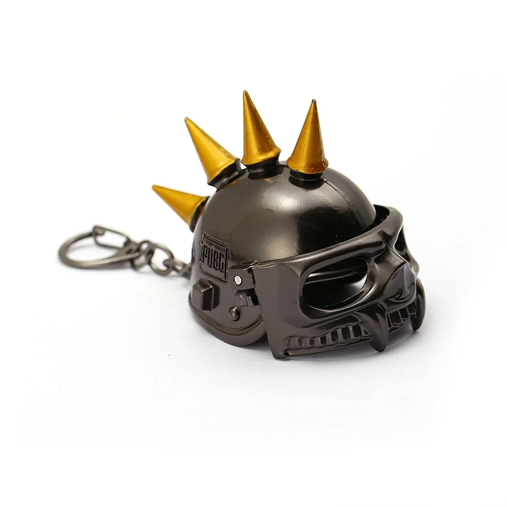 ゲーム PUBG スパイクヘルメットキーホルダー 3D オープンアーマー