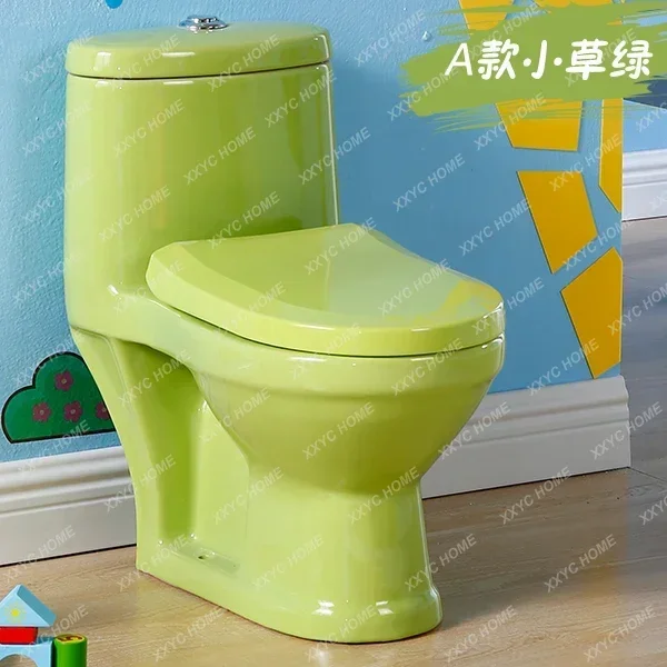 Color Children's Toilet Sanitary Ware Baby Cartoon Ceramic Bathroom Children Small Toilet