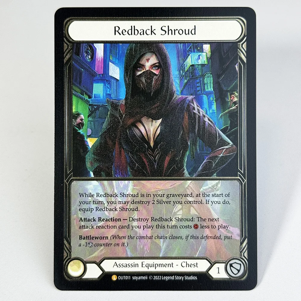 Cold Foil FAB Proxy entertainment Game Collection Cards Felling of