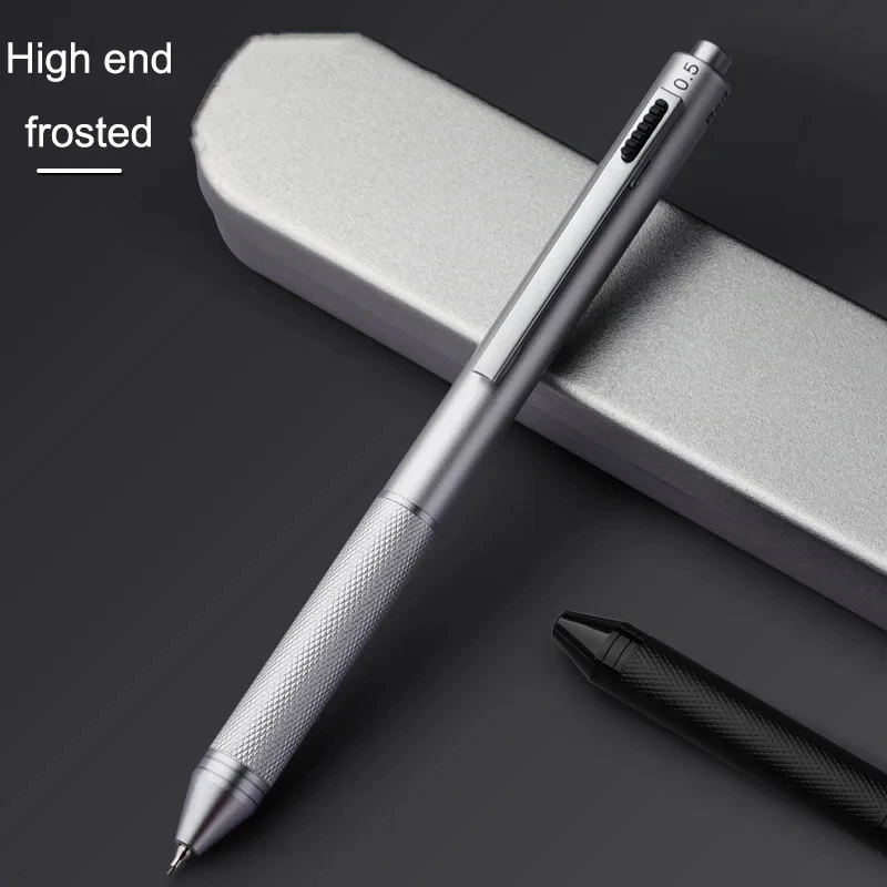 Gravity Sensing Metal Multi-Function Pen Ballpoint Pen + Mechanical Pencil Four in one Business Multi-Color multifunction pen