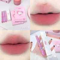 GEGE BEAR Velvet Mist Solid Lip Mud Lip And Cheek Dual-Use Matte Natural Long-Lasting Color Lipstick Lip Glaze 1