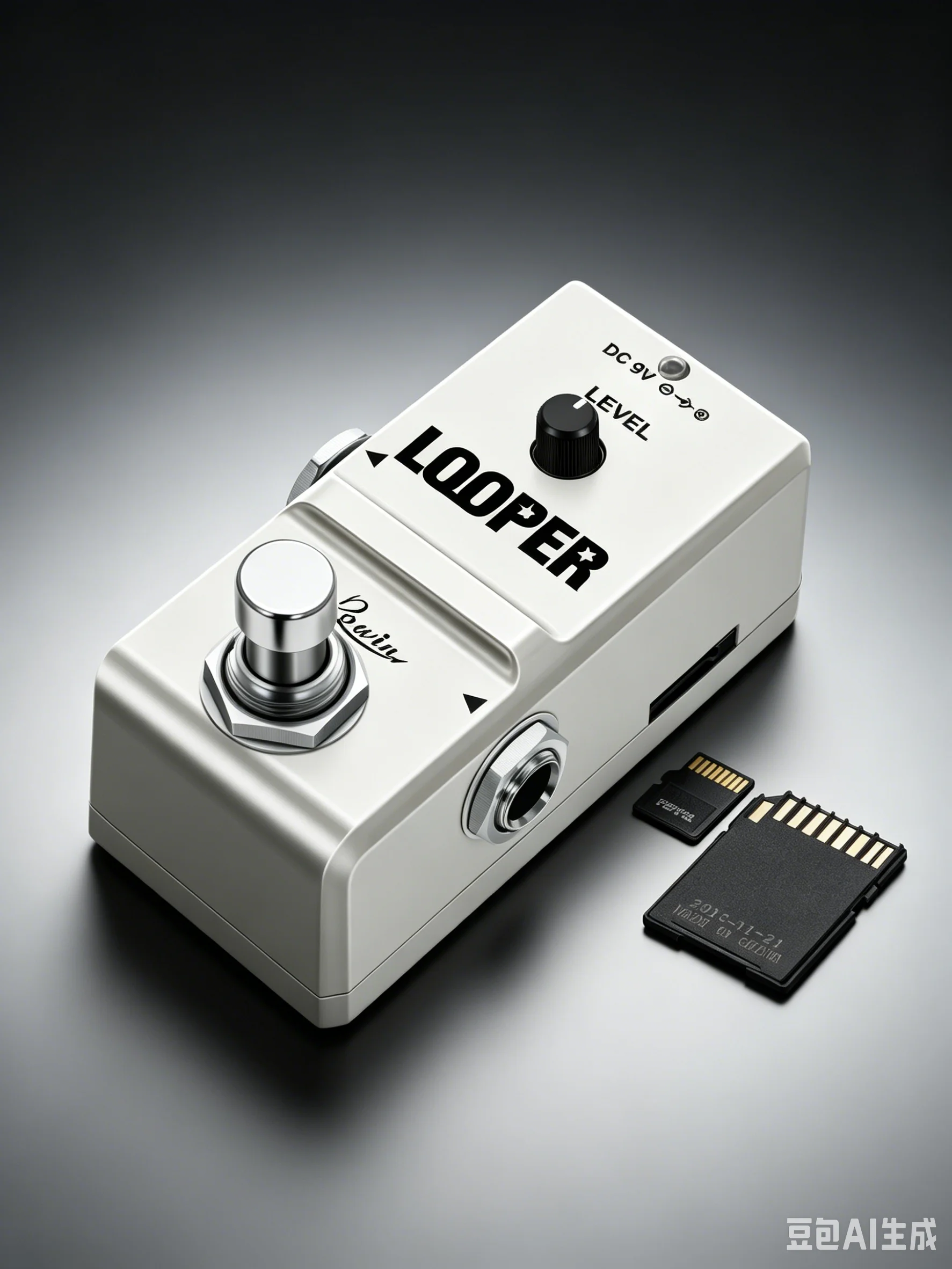 Rowin Ultimate Looper Pedal with 10-Minute Recording & Unlimited Overdubs