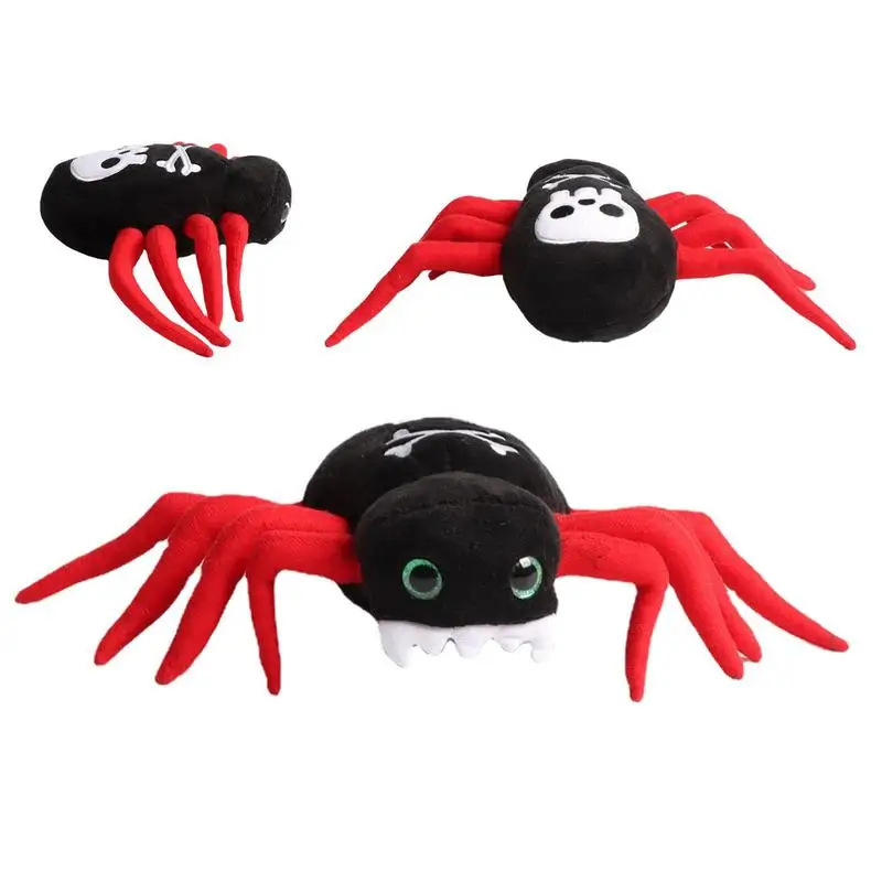 

Плюшевый паук на Хэллоуин, игрушка-подушка в виде животного с технологией тонкого шитья, плюшевые животные для взрослых, мальчиков, девочек, детей, паук