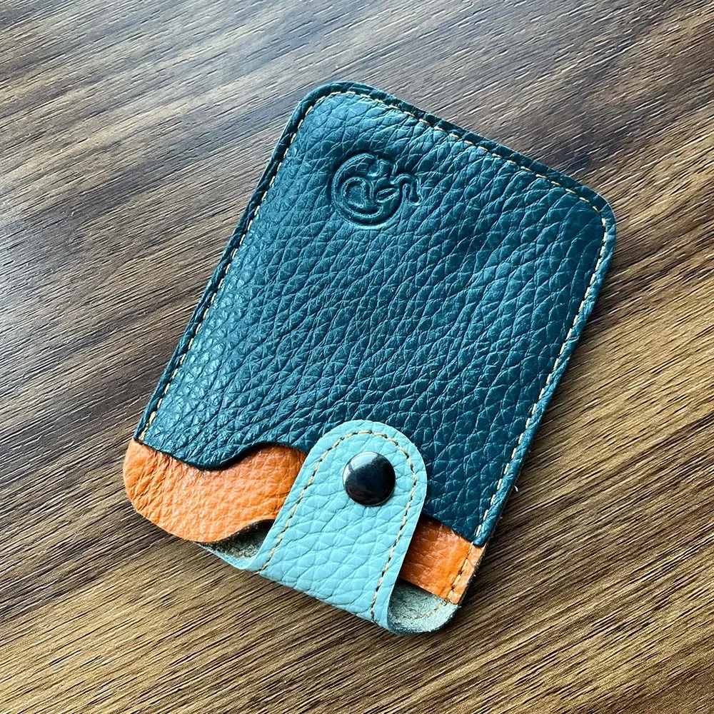 Slim Cowhide Leather Card Holder for Bank Cardholder Leather Cow Package Bus Card Case wallet card holder card holder credit card holder id card holder