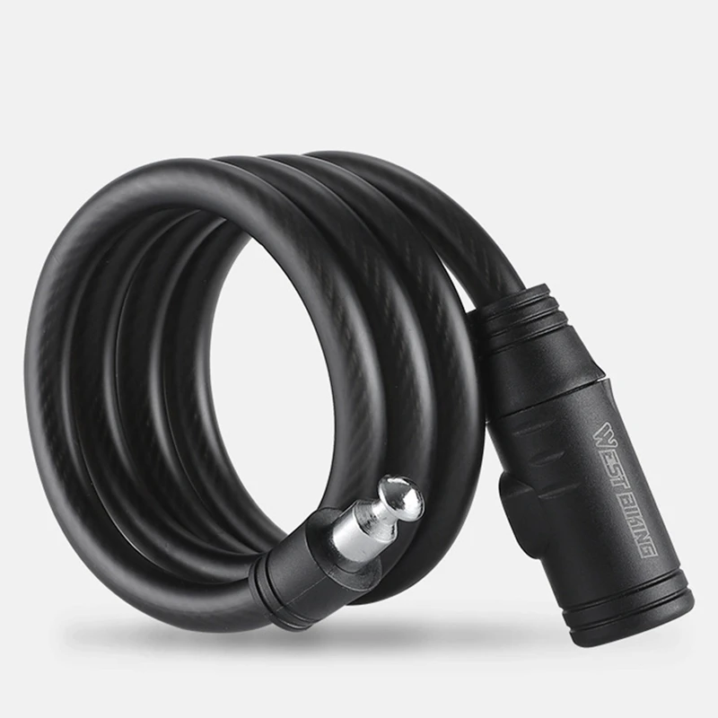 WEST-BIKING-Bike-Lock-With-Key-Security-Cable-Lock-With-Keys-Cable-Locks-For-Bikes-Scooters