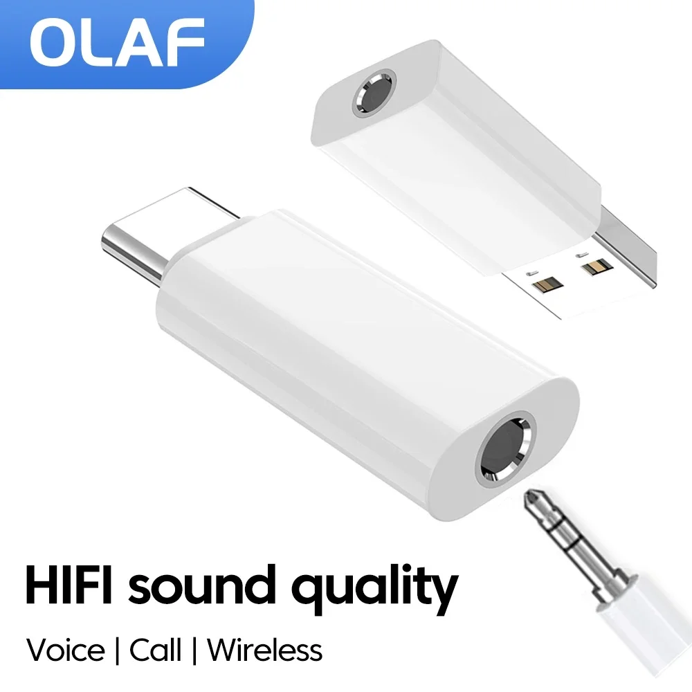 USB/유형 C  3.5MM 오디오 어댑터 USB C  3.5 잭 오디오 헤드폰 변..
