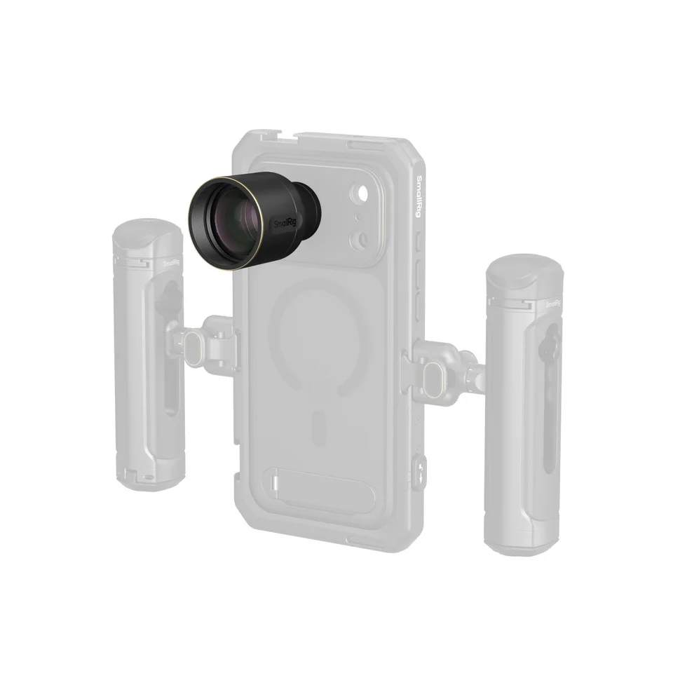 SmallRig 2 × 확대 망원 렌즈 스마트 폰 망원 렌즈 (4x / 5x) T-마운트 4K 광학 렌즈 아이폰 17 프로 맥스