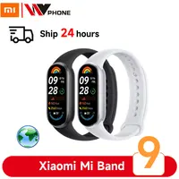 Global Version Xiaomi Smart Band 9 1.62" AMOLED Display 21-day Battery Life 150+ Sports Modes Sleep Monitoring Xiaomi Band 9 New 1
