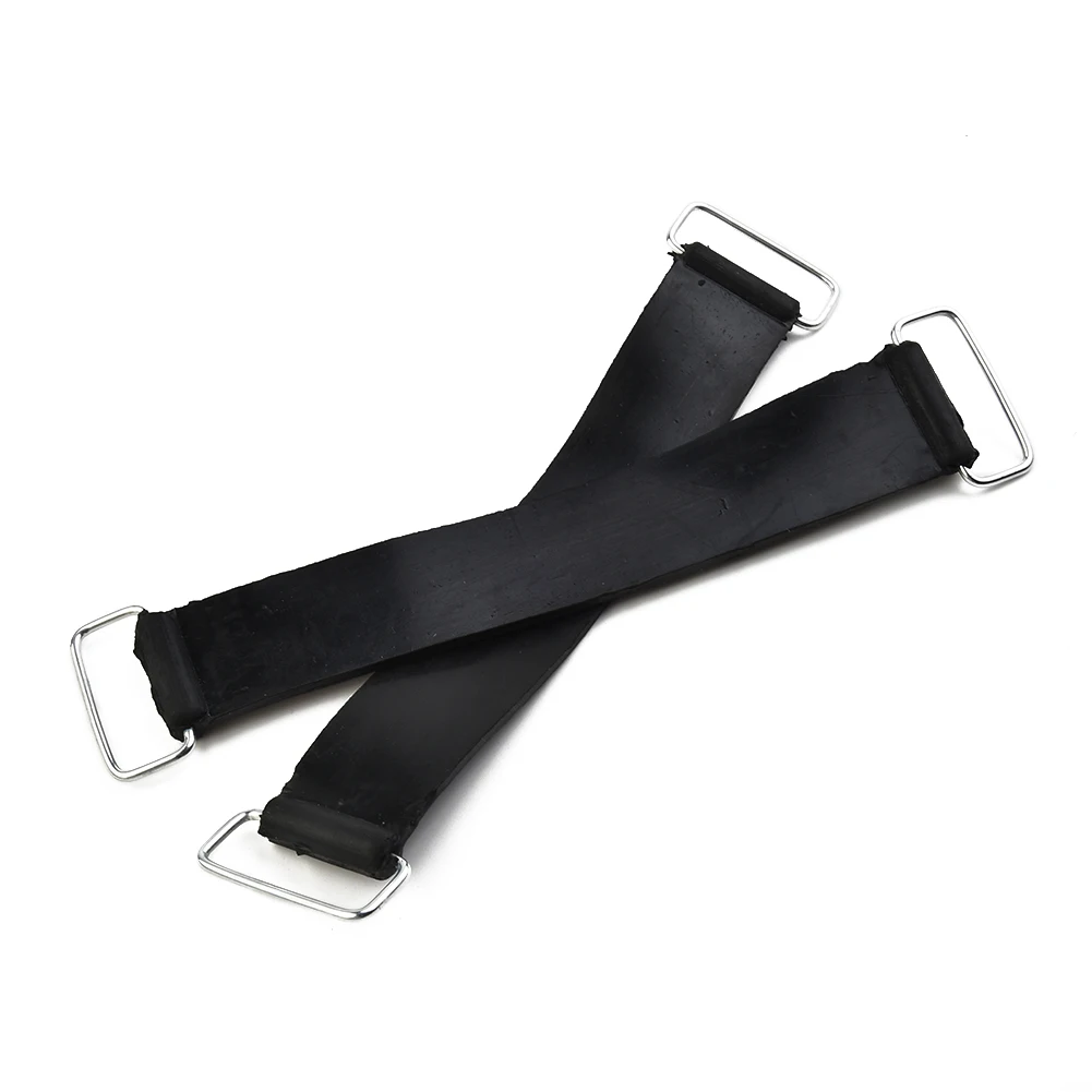 2 Stück 18–23 cm Motorrad-Batteriegurt aus Gummi für Honda für alle Motorräder, Dreiräder, Roller – Detail 6