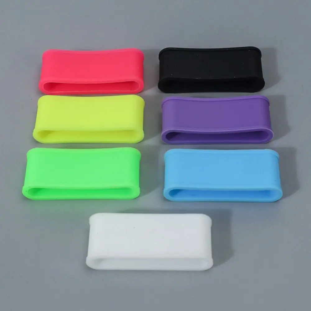 Multicolor Sealing Silicone Ring Flat shape Badminton Raquet Handle Overgrip End Environment Protection Tennis Racket