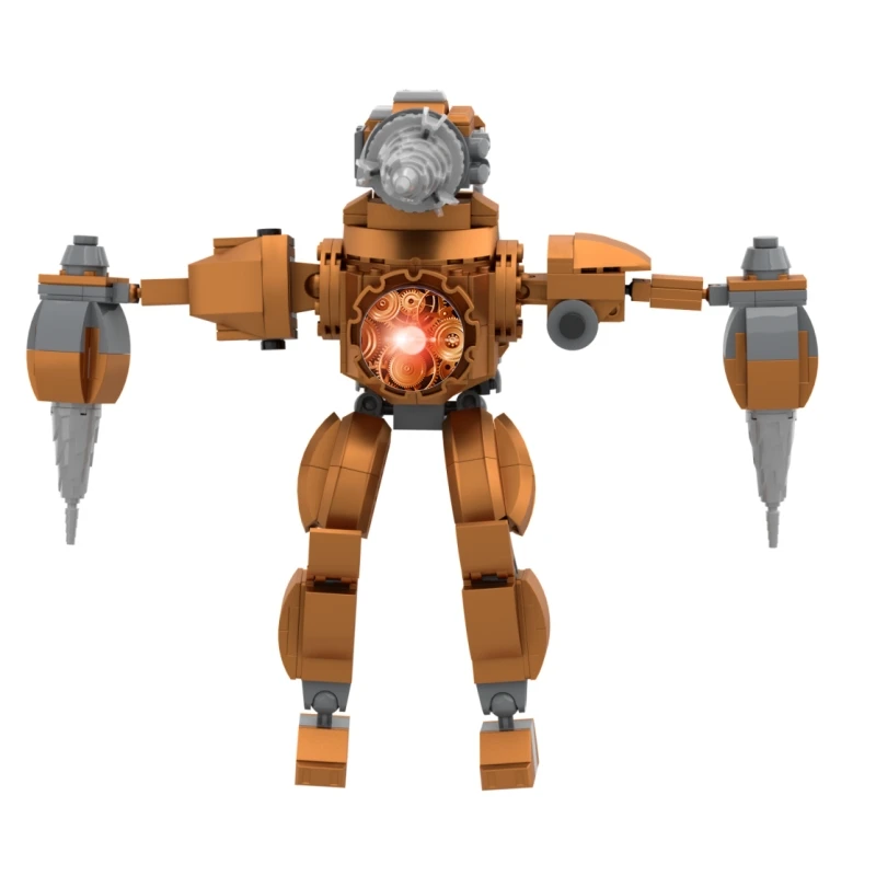 Moc Titan 스피커 타이탄 모델, 재미있는 애니메이션 비디오, Skibidi 변기, 건설 블록 장난감, 426 개