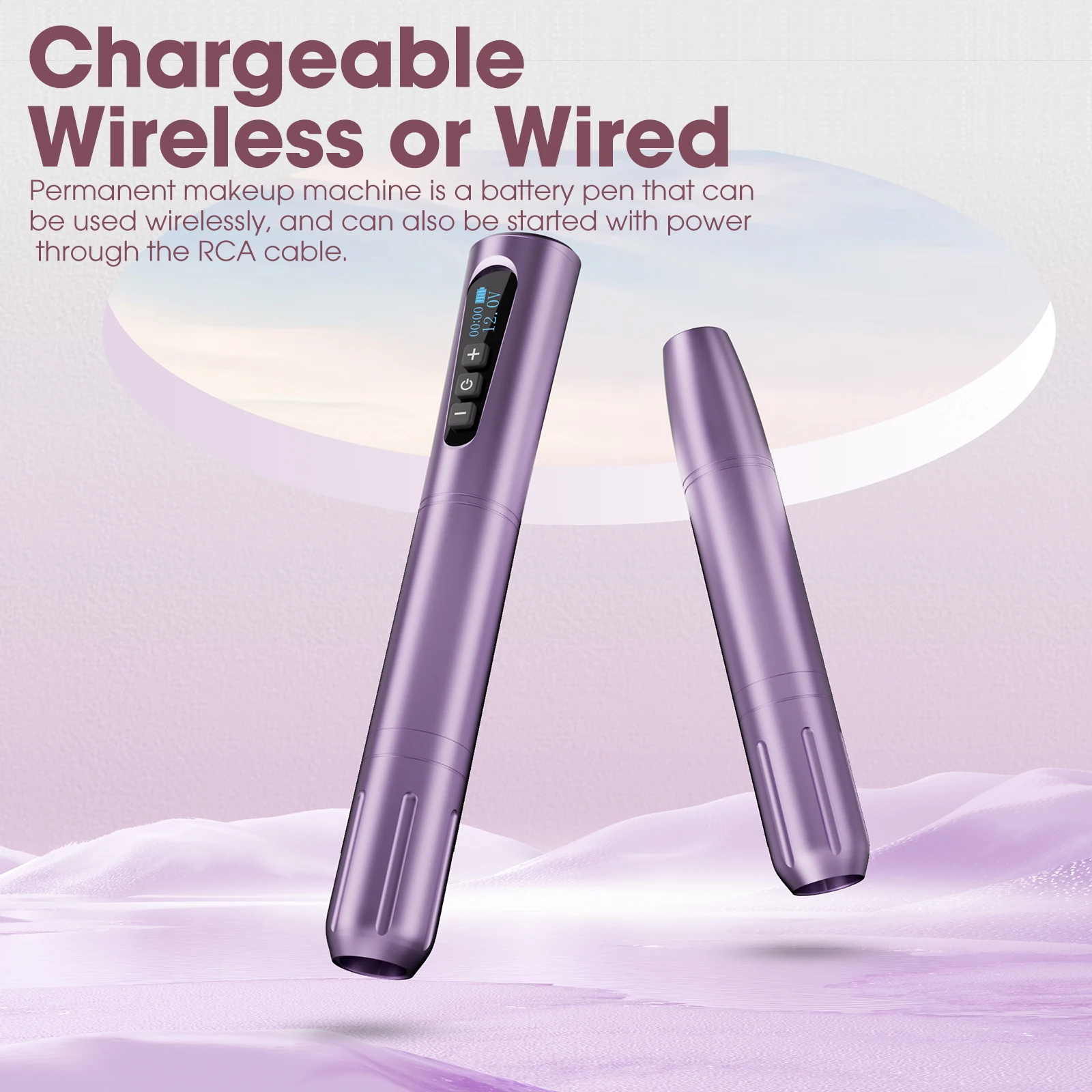 POPU Nora Wireless Permanent Makeup Machine Pen PMU SMP&TATTOO Eyebrows Lips fit Universal Cartridges Tattoo Needles tattoo pen microblading pen