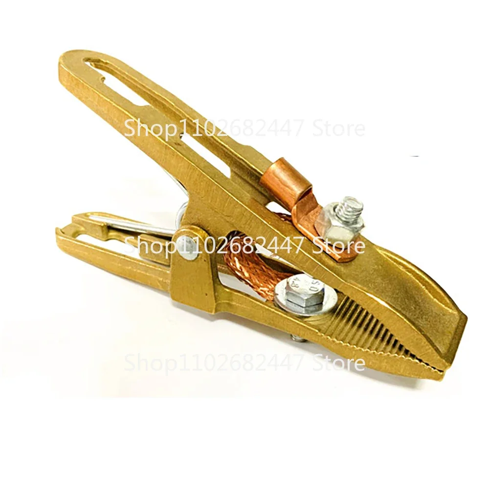 300A Grounding Clamp A-shaped Heavy Duty Earth Clamp Antioxidant Brass Multipurpose Welding Ground for Shipyards 1PCS welding accessories clamp welding electrode clamp