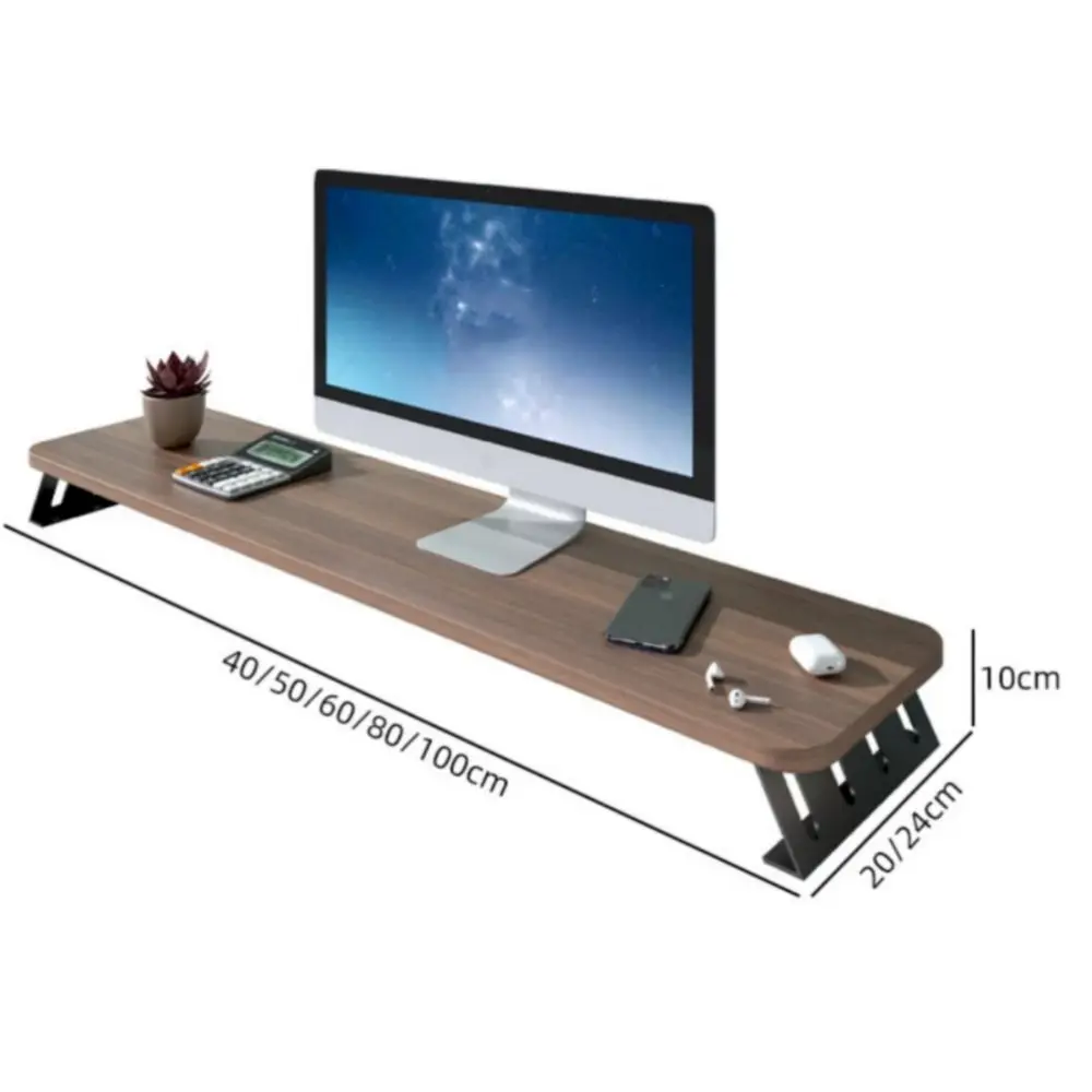 50/60cm 컴퓨터 높이 스탠드 모니터 높이 증가 두꺼운 컴퓨터 모니터 스탠드 데스크탑 정리 내구성