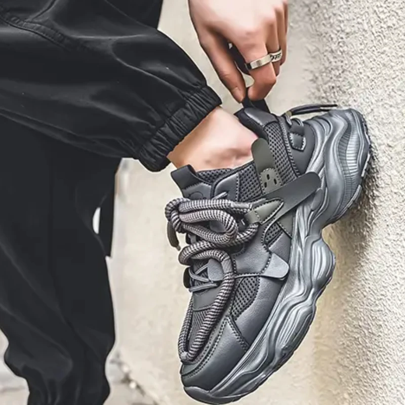 Zapatillas de deporte de malla transpirable para hombre, zapatos