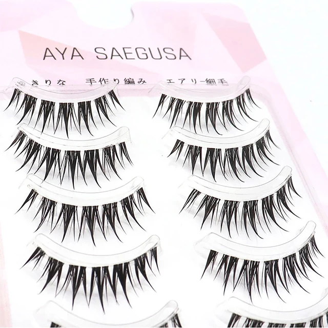 Manga False Eyelashes full strip Multipack Tapered End Technology Reusable Cruelty-Free Lashes Makeups Tool Beauty Salon